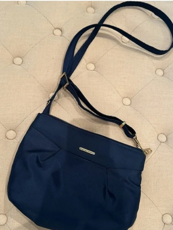 Travelon Crossbody Navy blue Gold Hardware - Picture 2 of 12